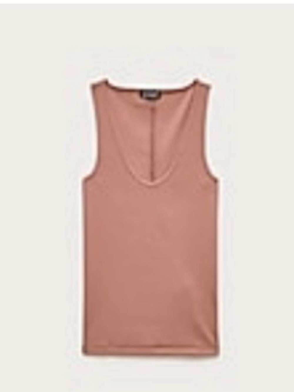 J Crew Perfect rib V-neck tank top in Elm Wood